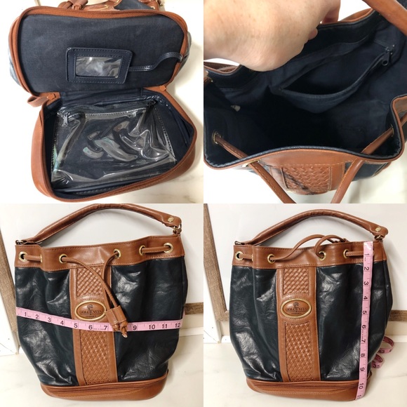 Dolce Vita Leather Bucket Bag w Removable Strap - Picture 7 of 8